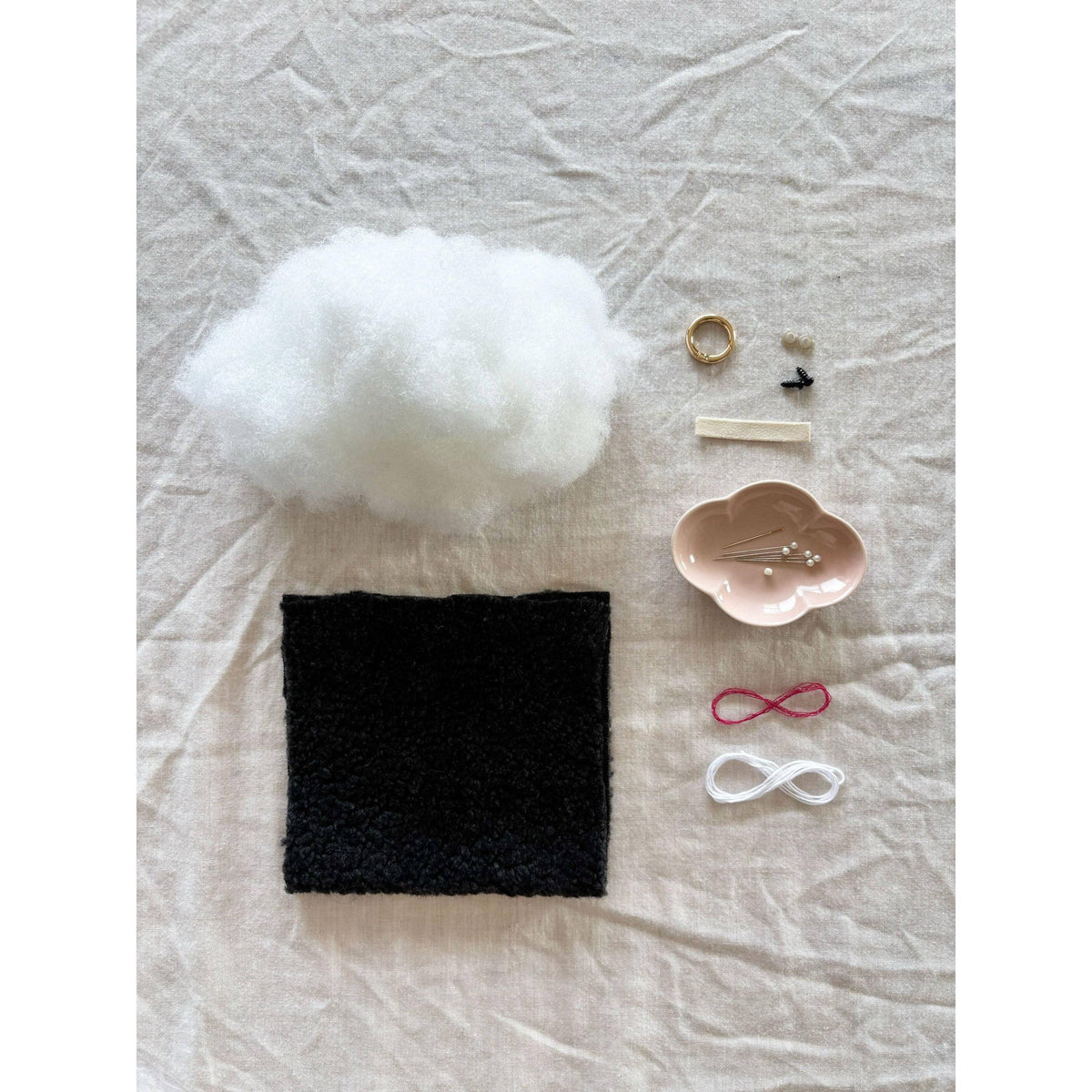 KITTO-Cat Bag Charm Craft Kit-sewing kit-gather here online