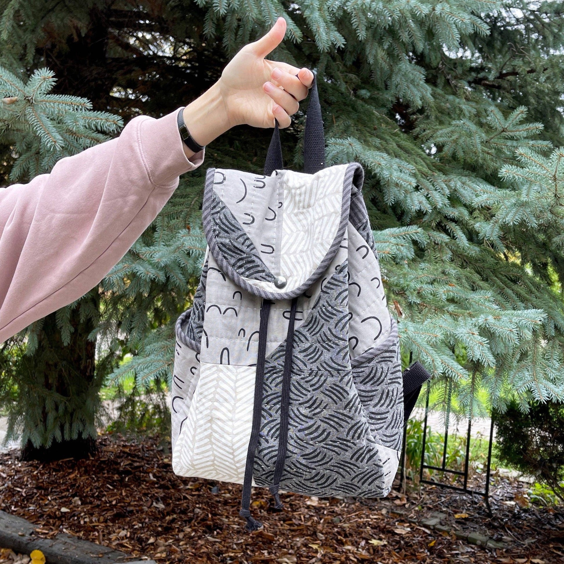 The Blanket Statement-Pembina Backpack Pattern-sewing pattern-gather here online