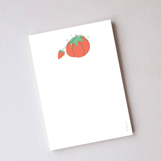 Sara Fitz-Tomato Pincushion Notepad-accessory-gather here online