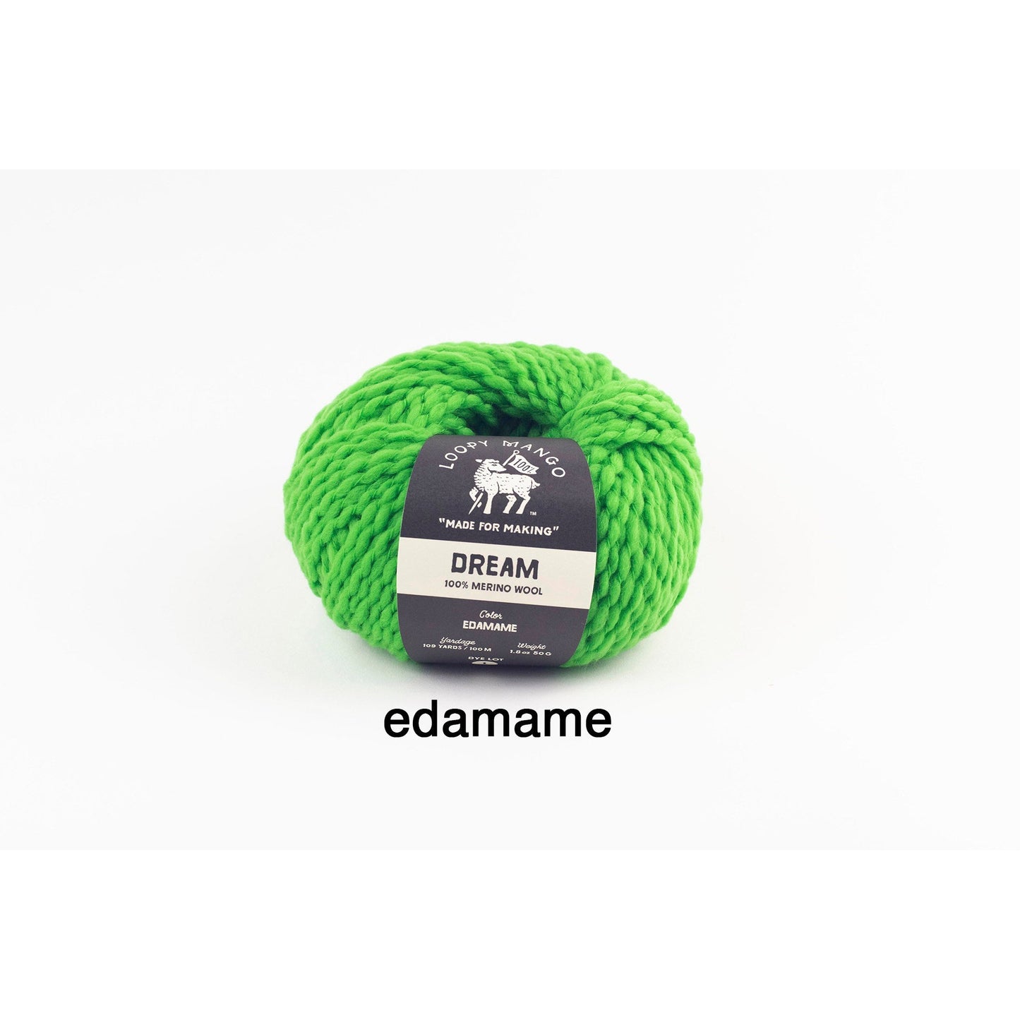 Loopy Mango-Dream (Merino Worsted)-yarn-Edamame-gather here online