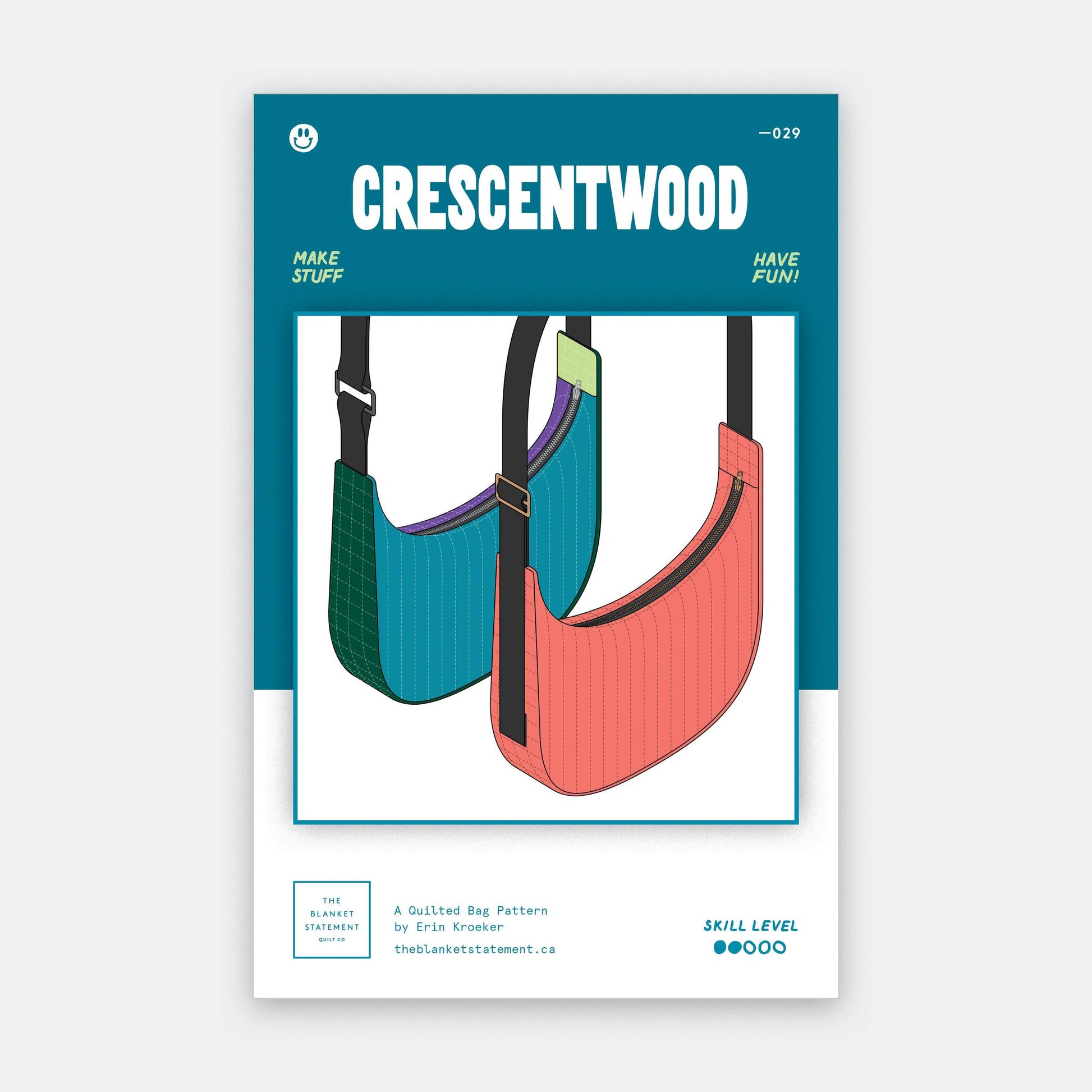 The Blanket Statement-Crescentwood Quilted Bag Pattern-sewing pattern-gather here online