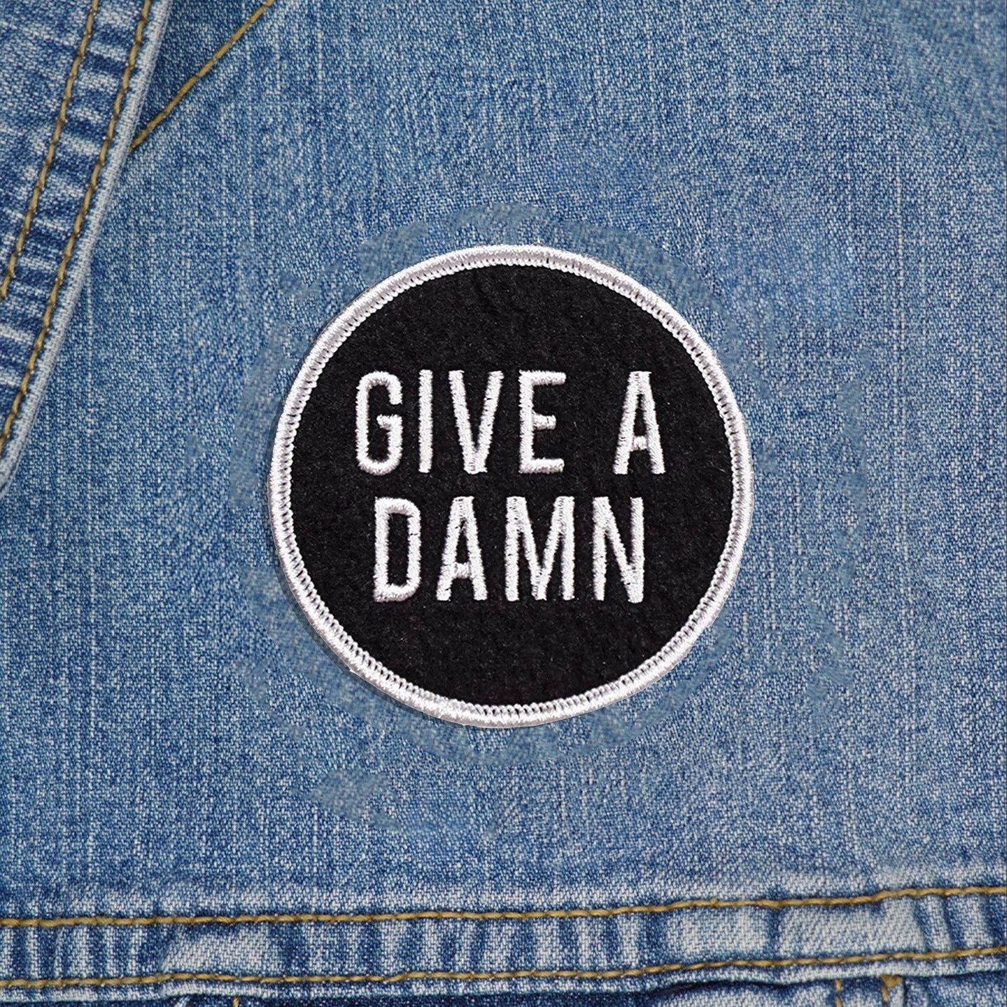 Give A Damn Iron-On Patch