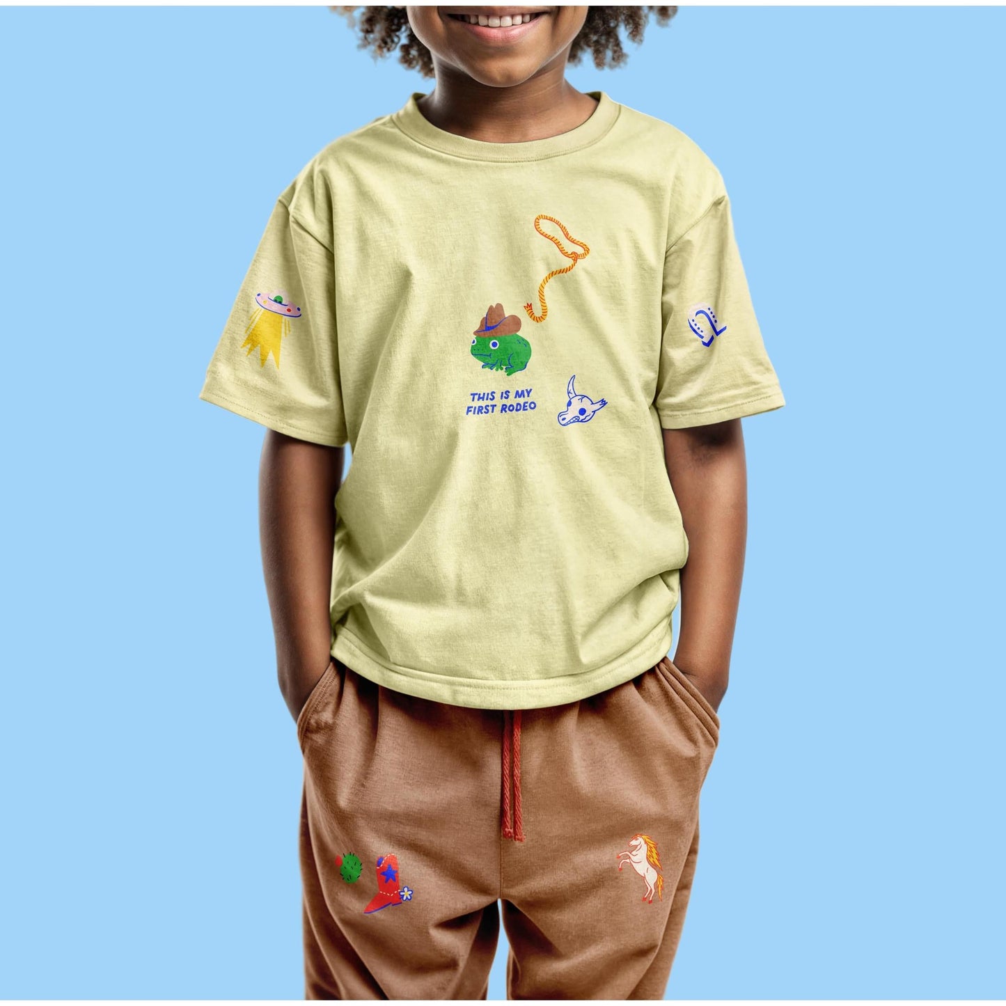 Hot Dang Press-First Rodeo Iron-On Transfer Sheet Set-patches + pins-gather here online