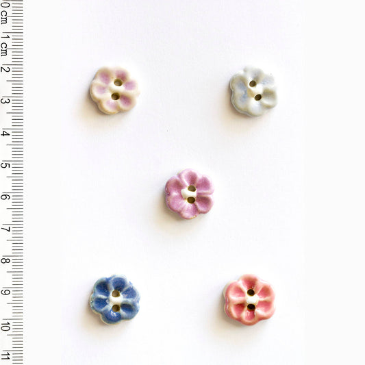 Incomparable Buttons-Large Pastel Flower Buttons-button-gather here online