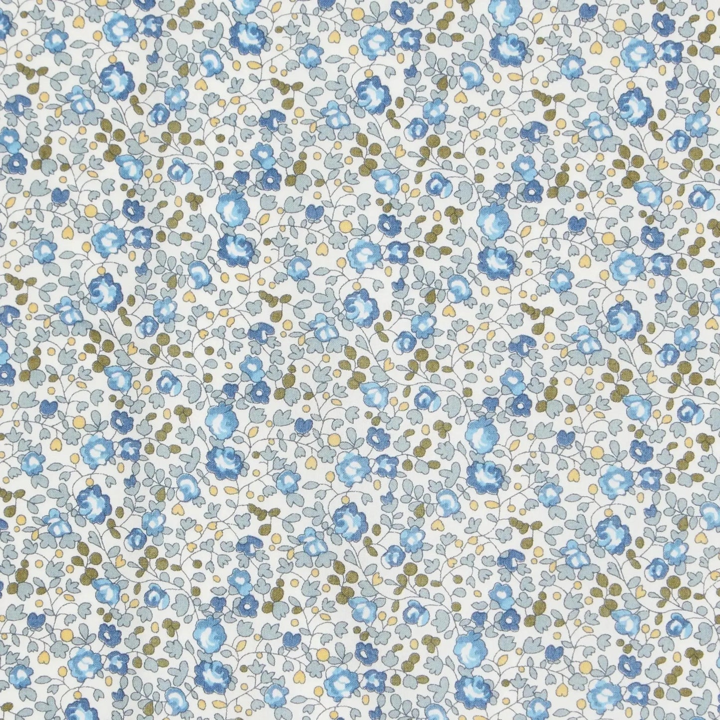 Liberty of London-Tana Lawn - Eloise Blue-fabric-gather here online