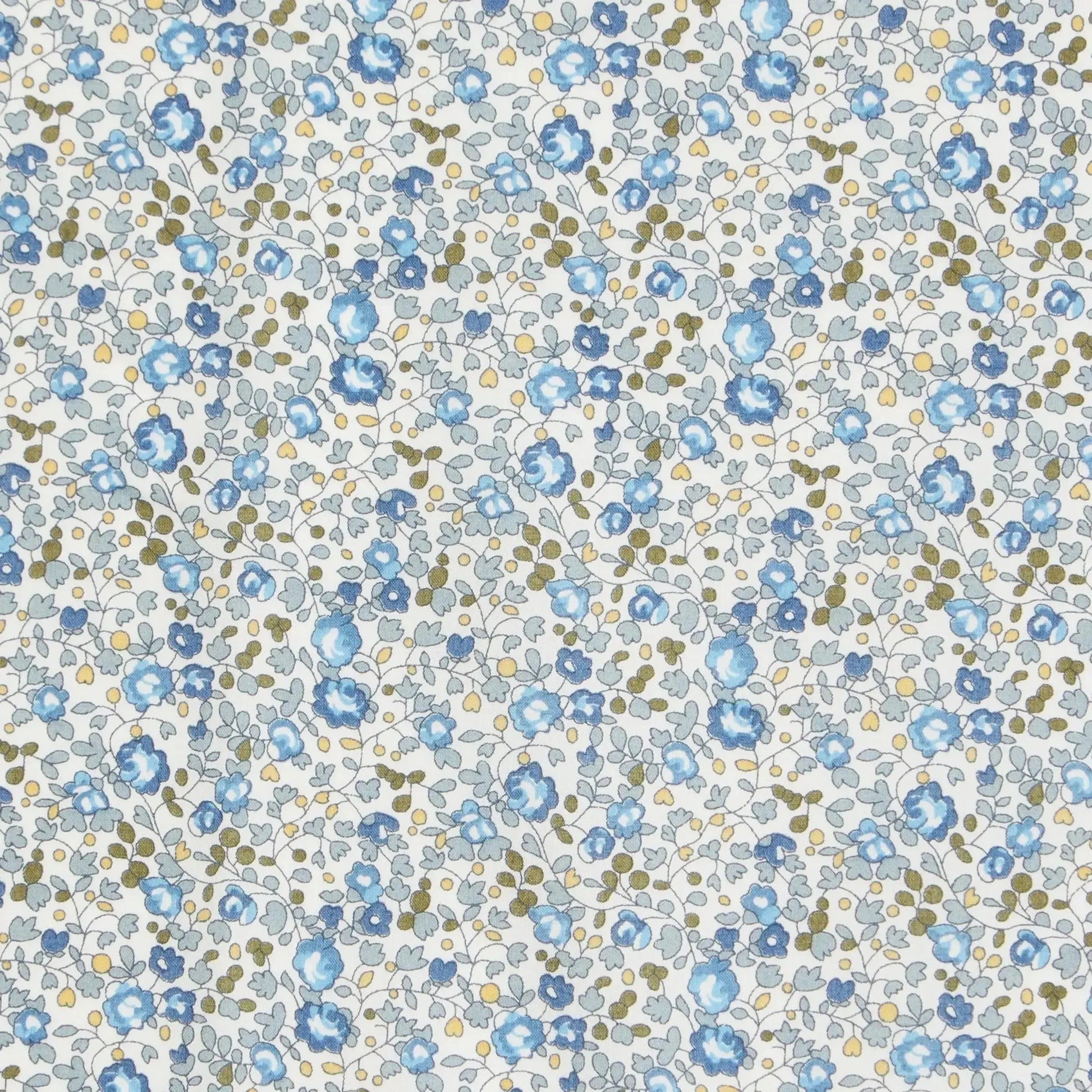Liberty of London-Tana Lawn - Eloise Blue-fabric-gather here online