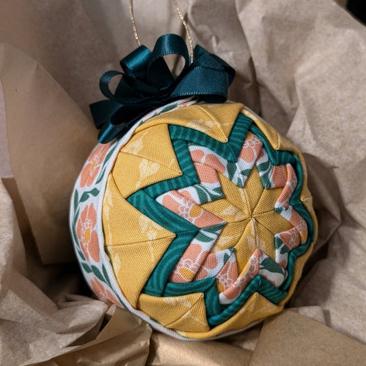 gather here classes-Quilted Fabric Ornament-class-gather here online