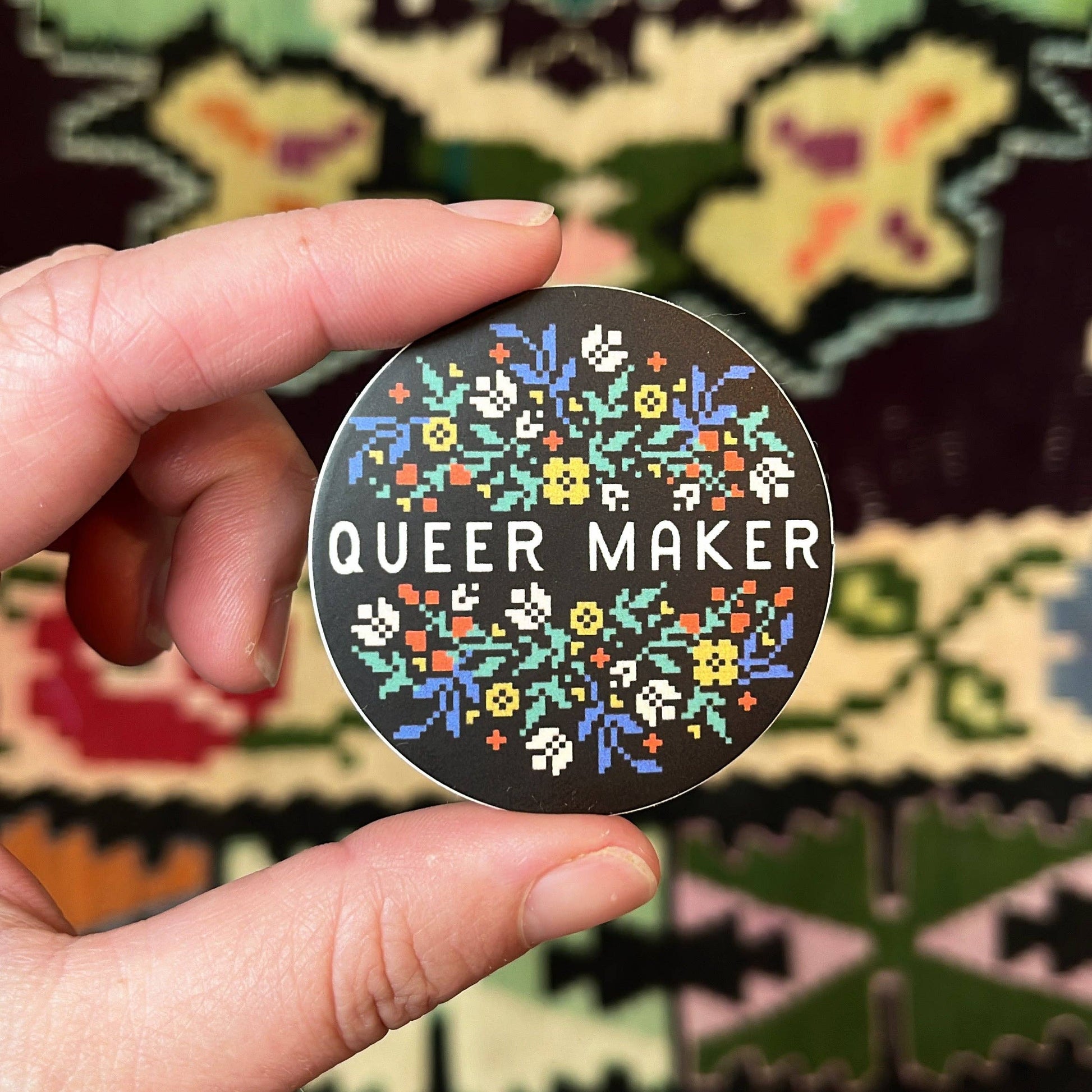 Junebug and Darlin-Queer Maker Sticker-accessory-gather here online