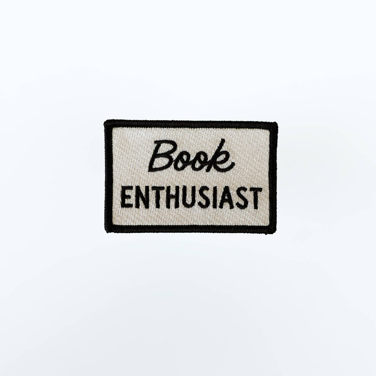Book Enthusiast Vintage Style Iron-On Patch