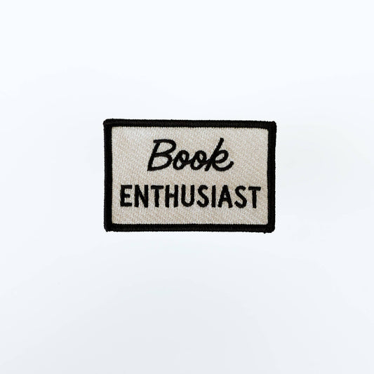Book Enthusiast Vintage Style Iron-On Patch