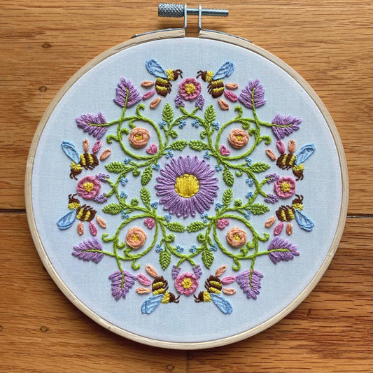 Stitches By Tiff-Bee Mandala Embroidery Kit-embroidery kit-gather here online