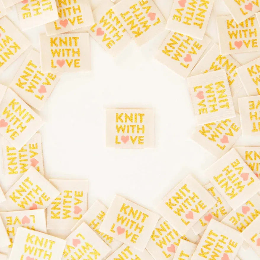 Sarah Hearts-Knit with Love Woven Labels-notion-gather here online