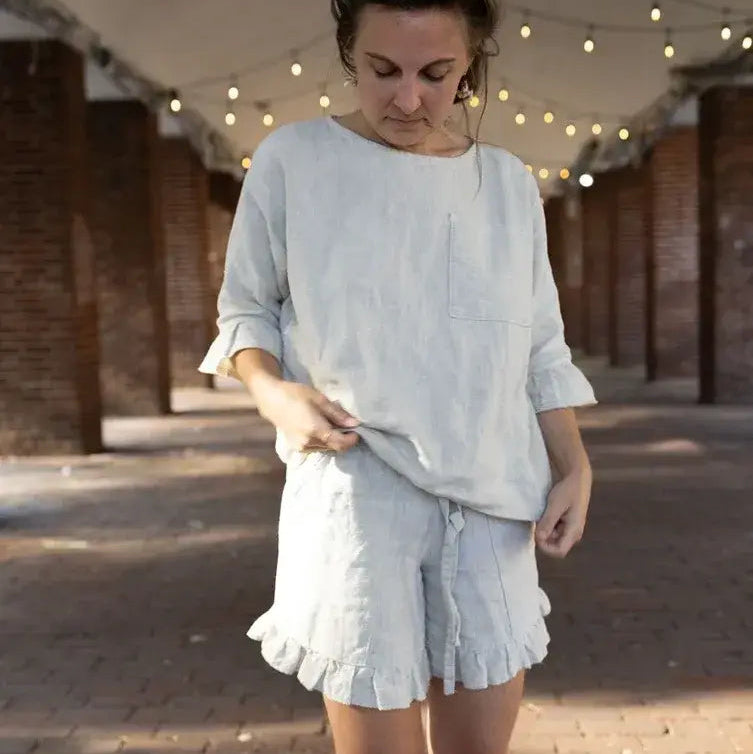 Charlie Darwin Textiles-Saltwater Shirt Pattern-sewing pattern-gather here online