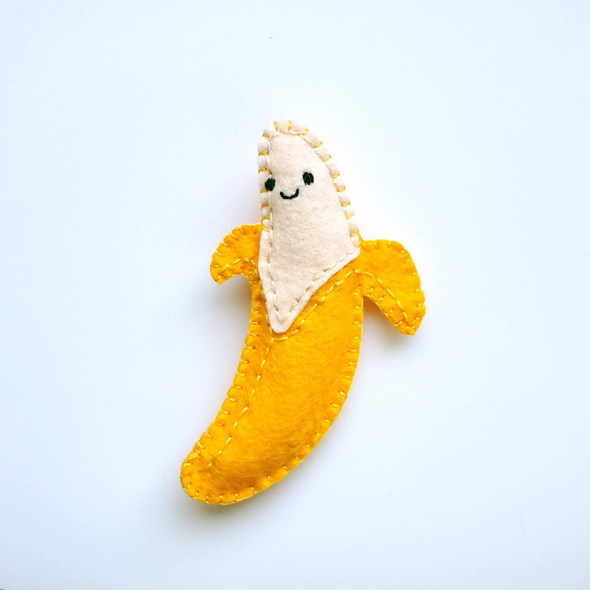 Shawna Smyth Studio-Banana DIY Felt Kit-sewing kit-gather here online