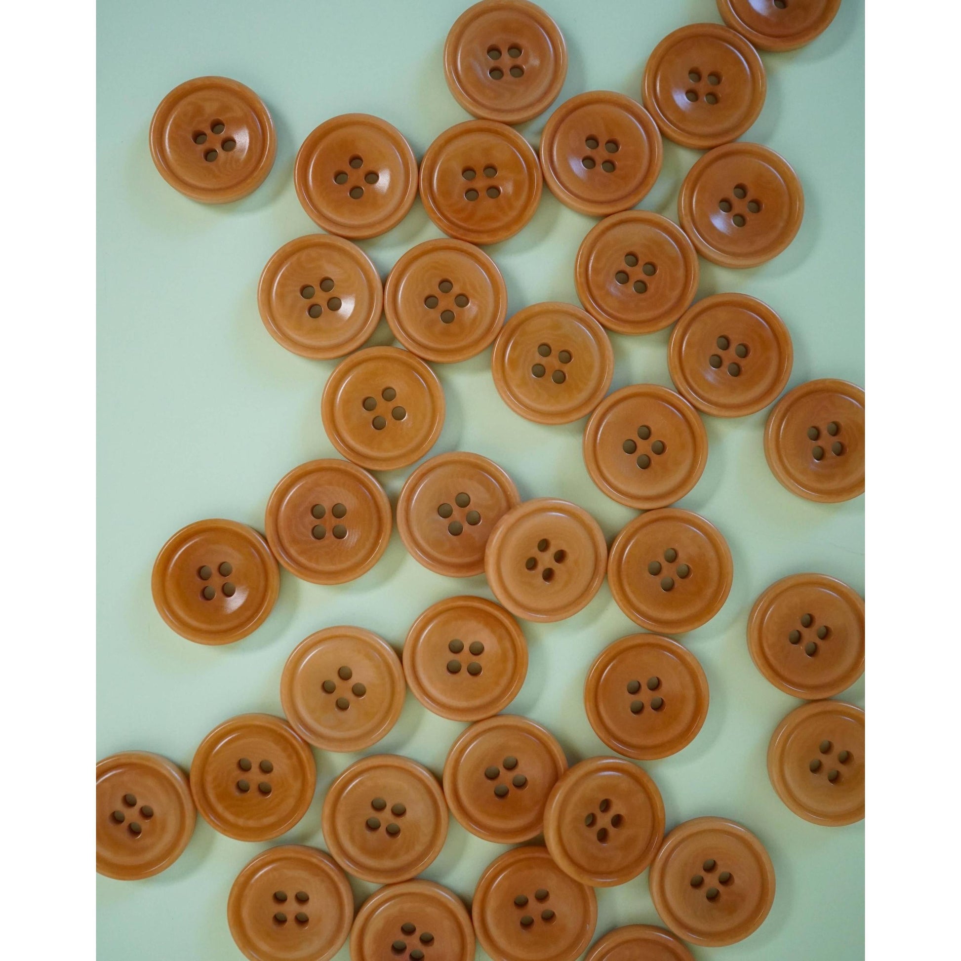 Matchy Matchy Sewing Club-Caramel 7/8" Corozo Nut Buttons-button-gather here online