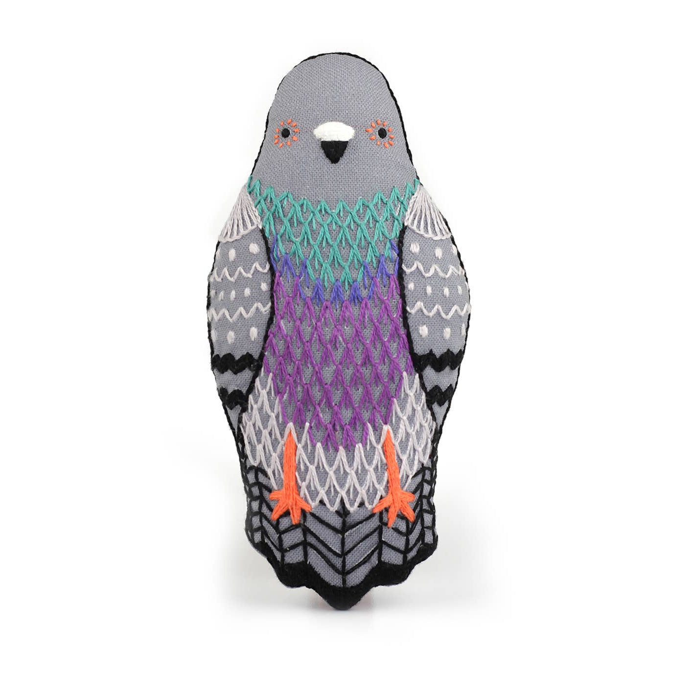 Kiriki Press-Pigeon DIY Embroidery Kit-embroidery kit-gather here online