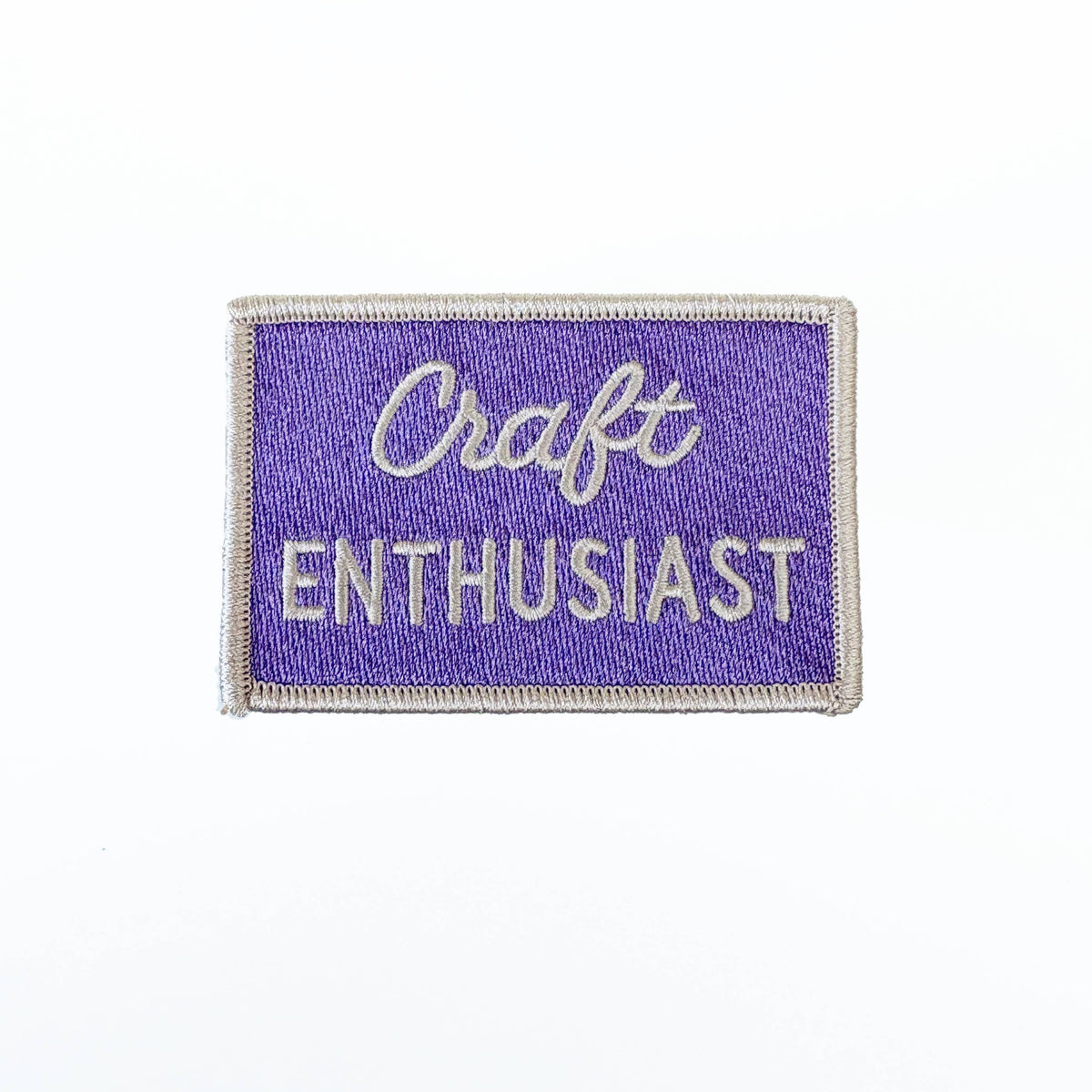 Craft Enthusiast Vintage Style Iron-On Patch