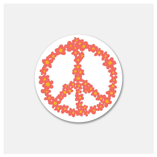 Rock Scissor Paper-Daisy Peace Sign - Sticker-accessory-gather here online