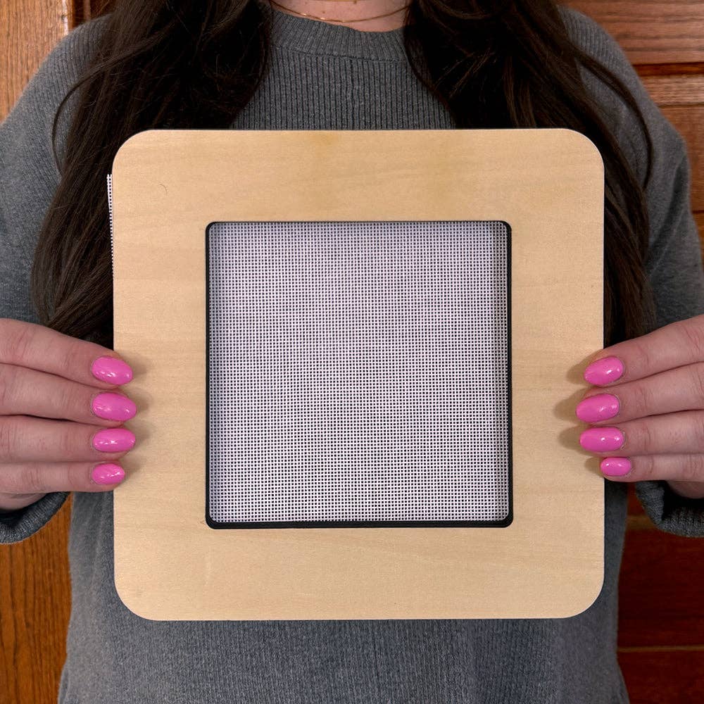 Fraymeworks-Square Medium Needlepoint Stretcher Frame-craft notion-gather here online