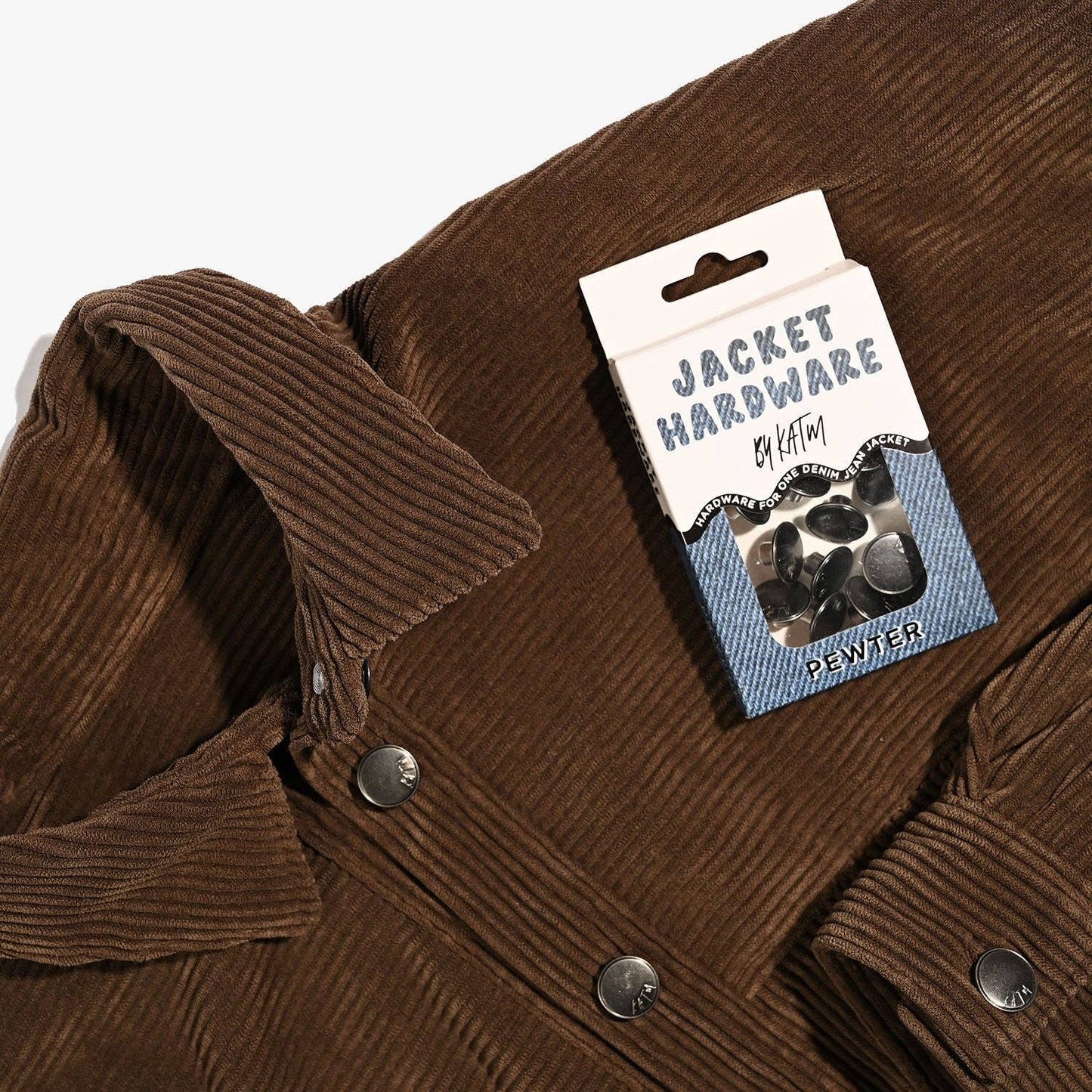 Kylie and The Machine-Jacket Hardware Kit - Pewter-hardware kit-gather here online