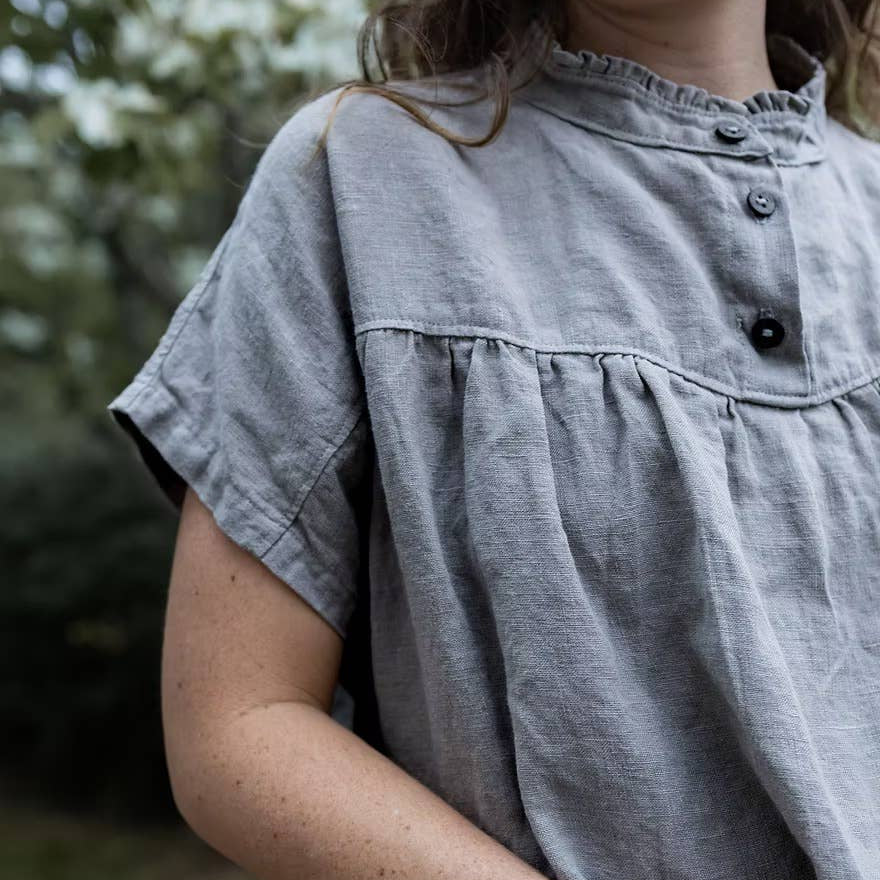 Charlie Darwin Textiles-Finch Blouse Pattern-sewing pattern-gather here online