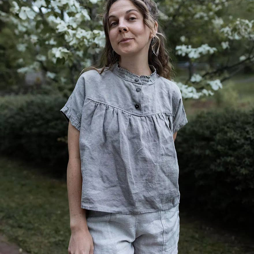 Charlie Darwin Textiles-Finch Blouse Pattern-sewing pattern-gather here online