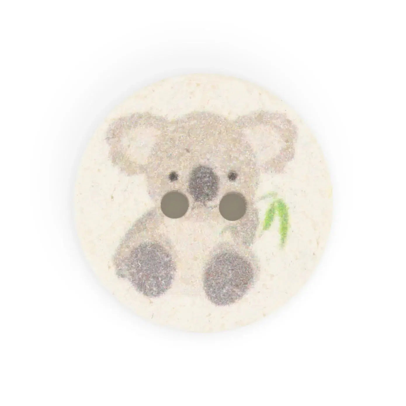 Dritz-18mm Recycled Cotton Button Card - Koala-button-gather here online