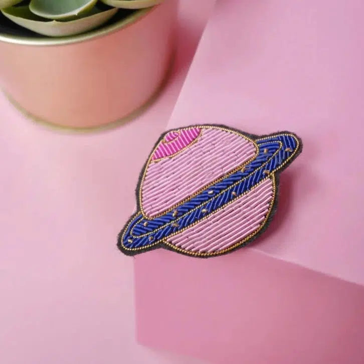 Malicieuse-Planet Boobs Embroidered Pin-accessory-gather here online