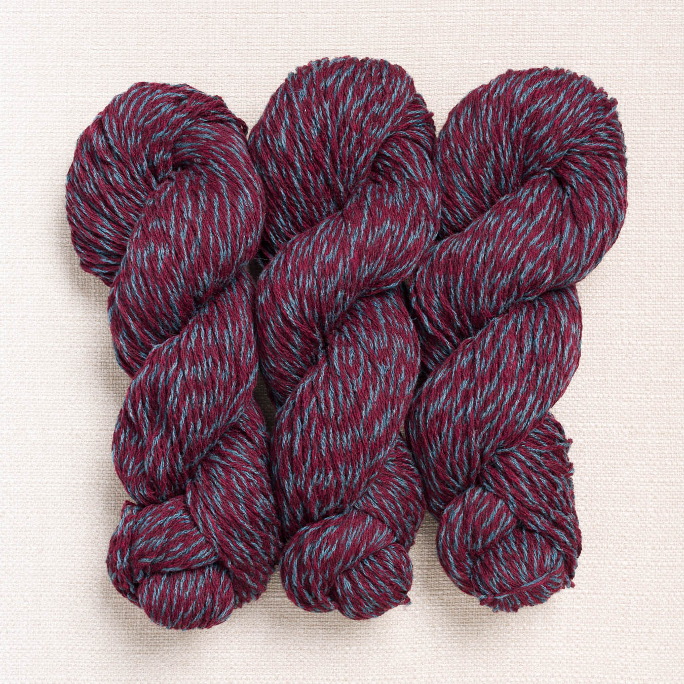 Vobelle-Vobelle Merino DK-yarn-Burgundy & Slate-gather here online