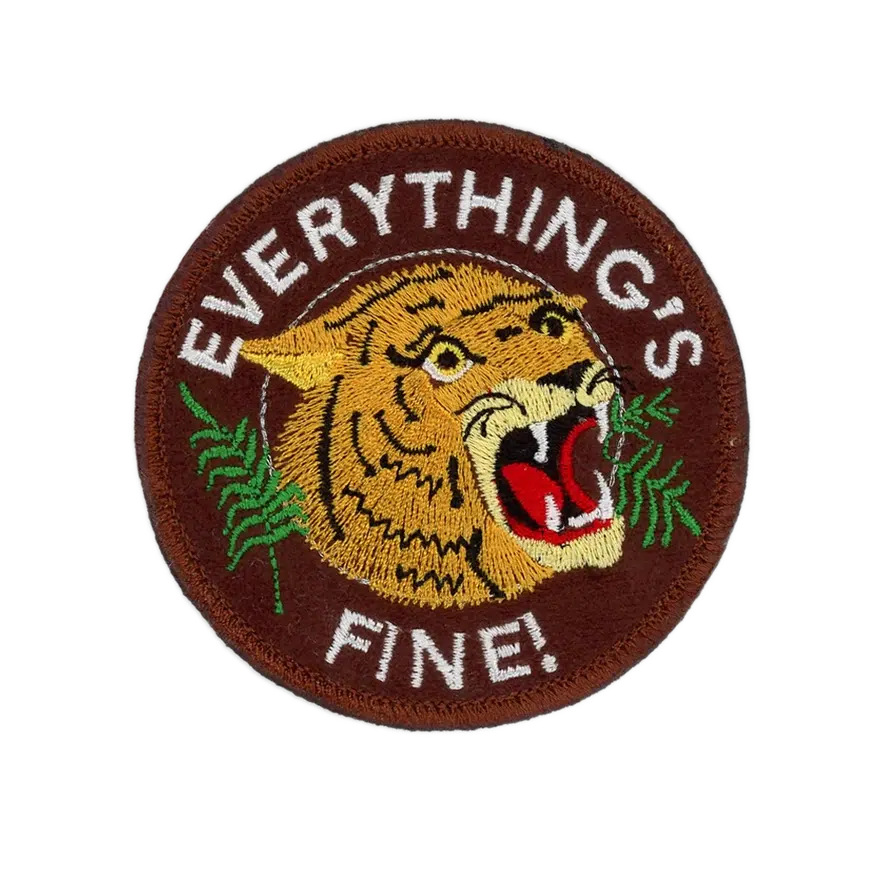 Patch Ya Later-Everything's Fine! Iron-On Patch-accessory-gather here online