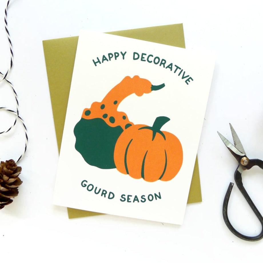 Middle Dune-Gourd Season Card-greeting card-gather here online