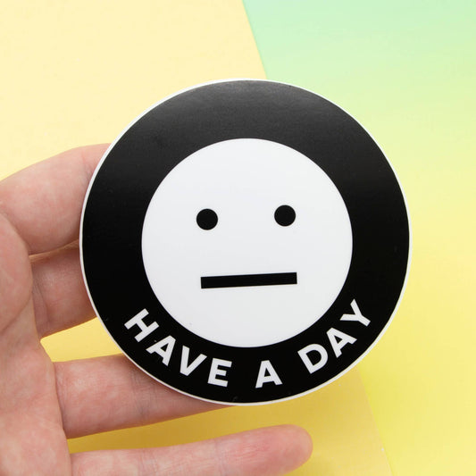 Curlworks-Have a Day Vinyl Sticker-sticker-gather here online