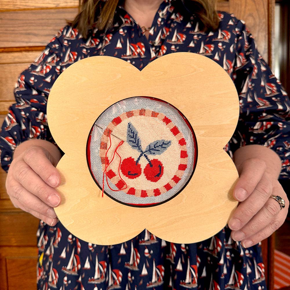 Fraymeworks-Mod Flower Needlepoint Stretcher Frame-craft notion-gather here online