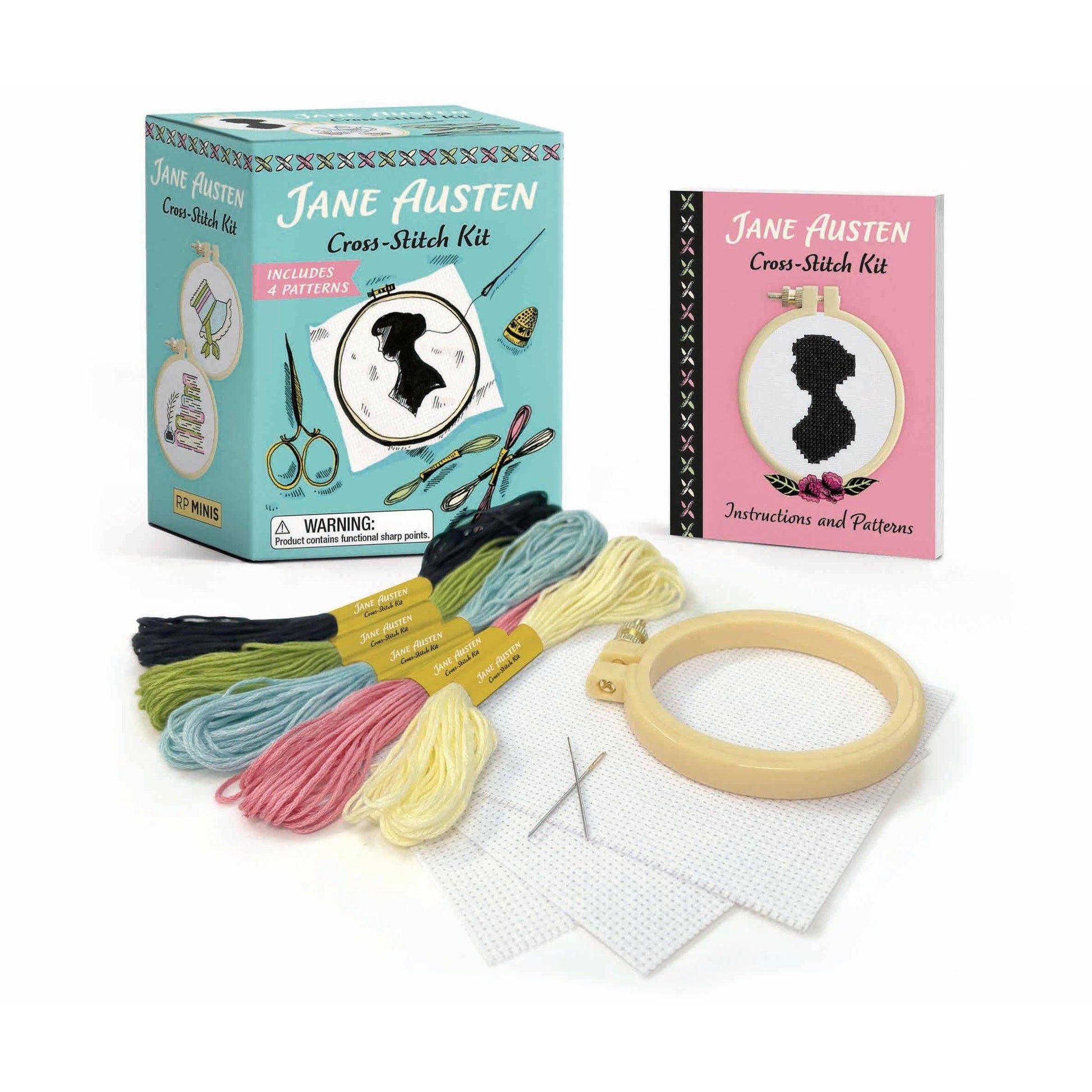 Hachette-Jane Austen Cross-Stitch Kit-xstitch kit-gather here online