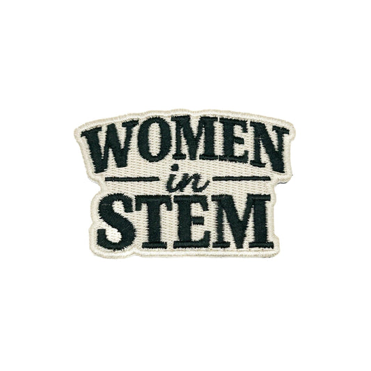 Field Trip Threads-Women in STEM Embroidered Iron-On Patch-patches + pins-gather here online