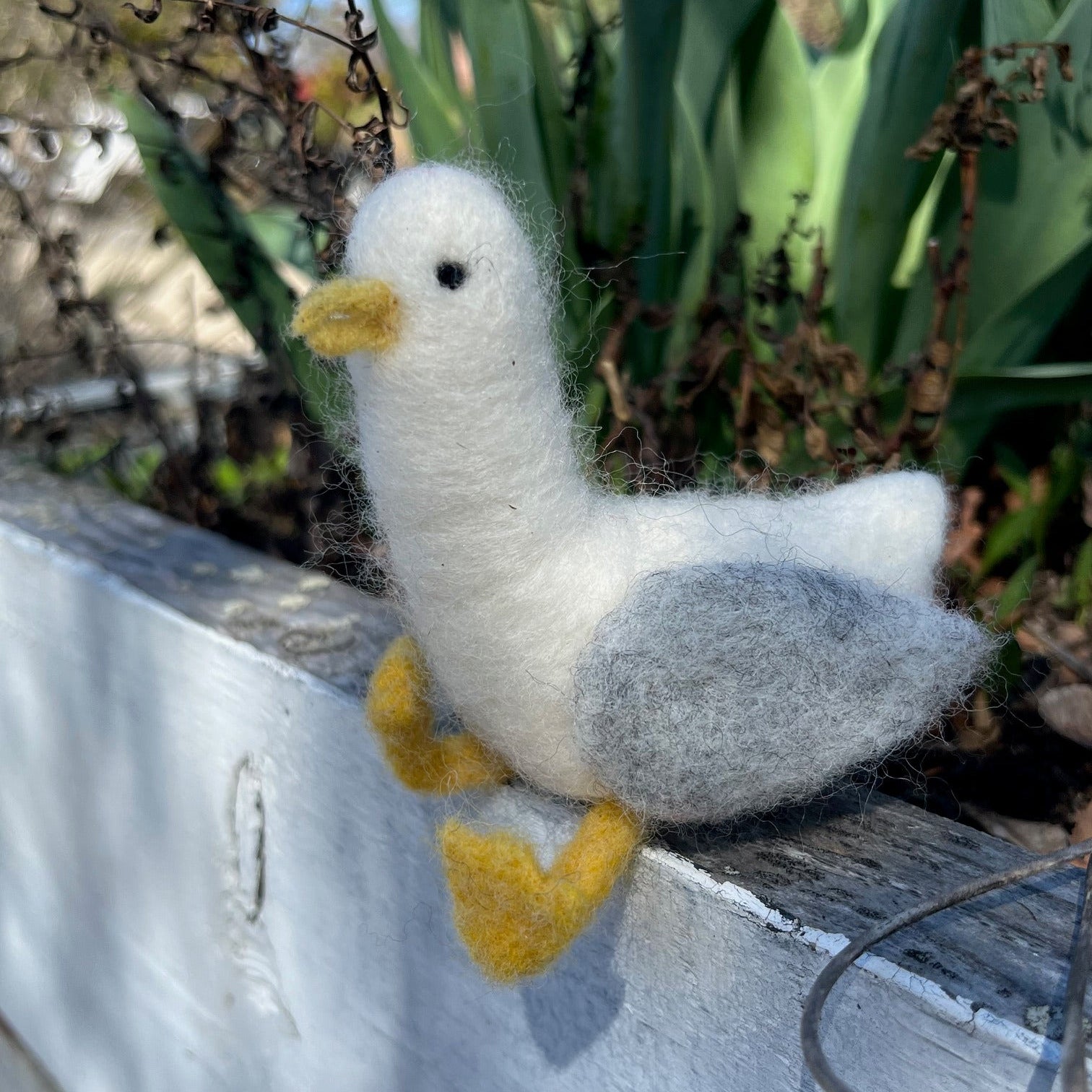 gather here classes-Needle Felted Seagull-class-gather here online