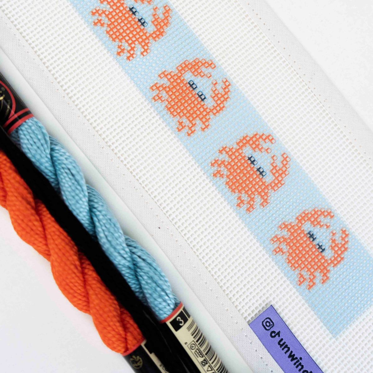 Crabs Key Fob Needlepoint Kit