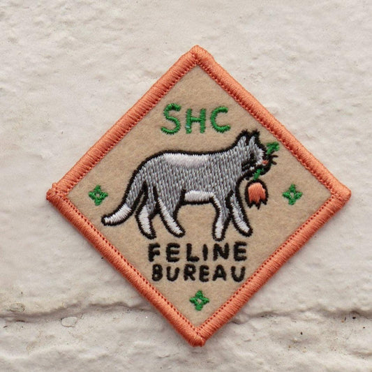 Stay Home Club-SHC Feline Bureau - Felt Sticky Patch-accessory-gather here online