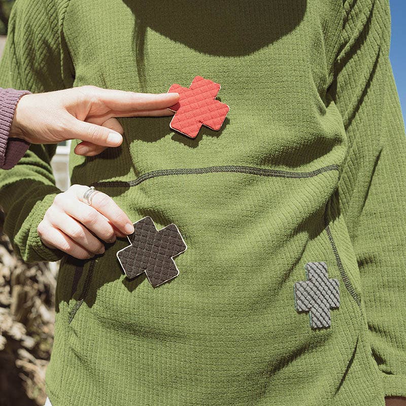 Noso Patches-Polartec Powergrid Fleece Adhesive Patch-garment care-gather here online