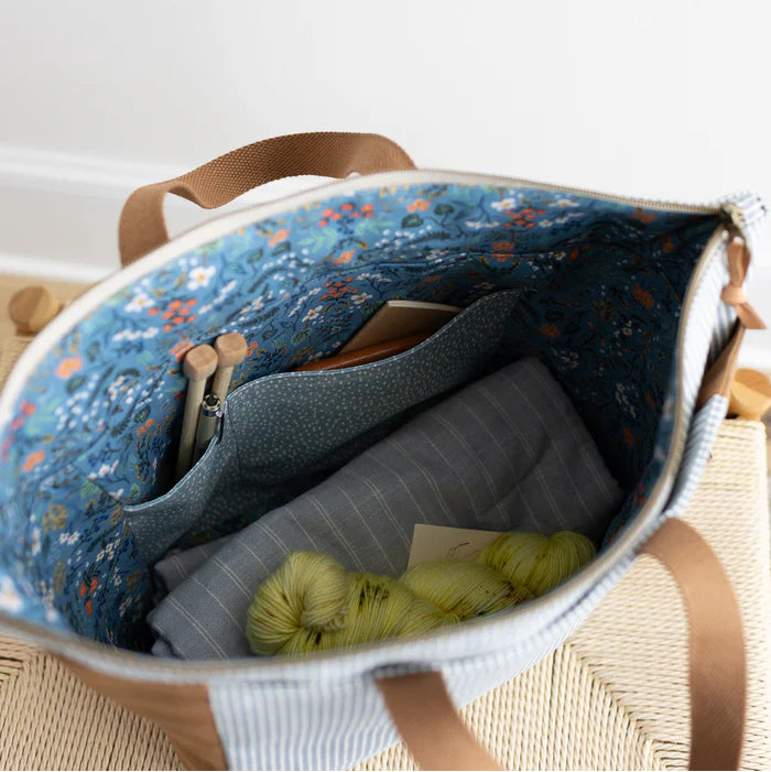 Noodlehead-Fieldstone Tote Pattern-sewing pattern-gather here online