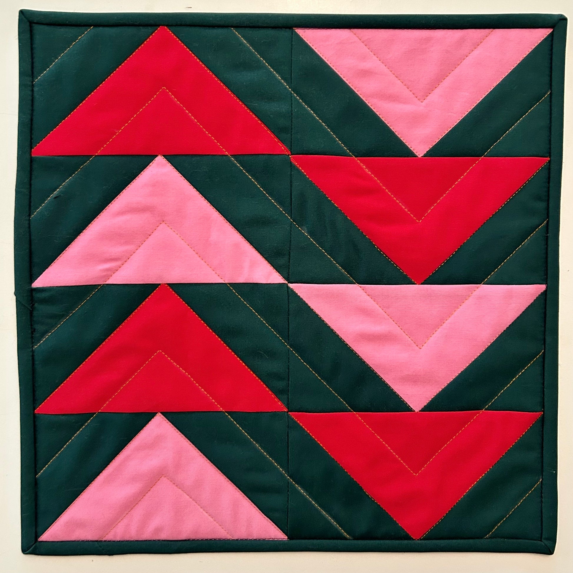 gather here classes-Flying Geese Mini Quilt-class-gather here online
