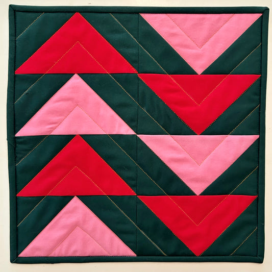 gather here classes-Flying Geese Mini Quilt-class-gather here online