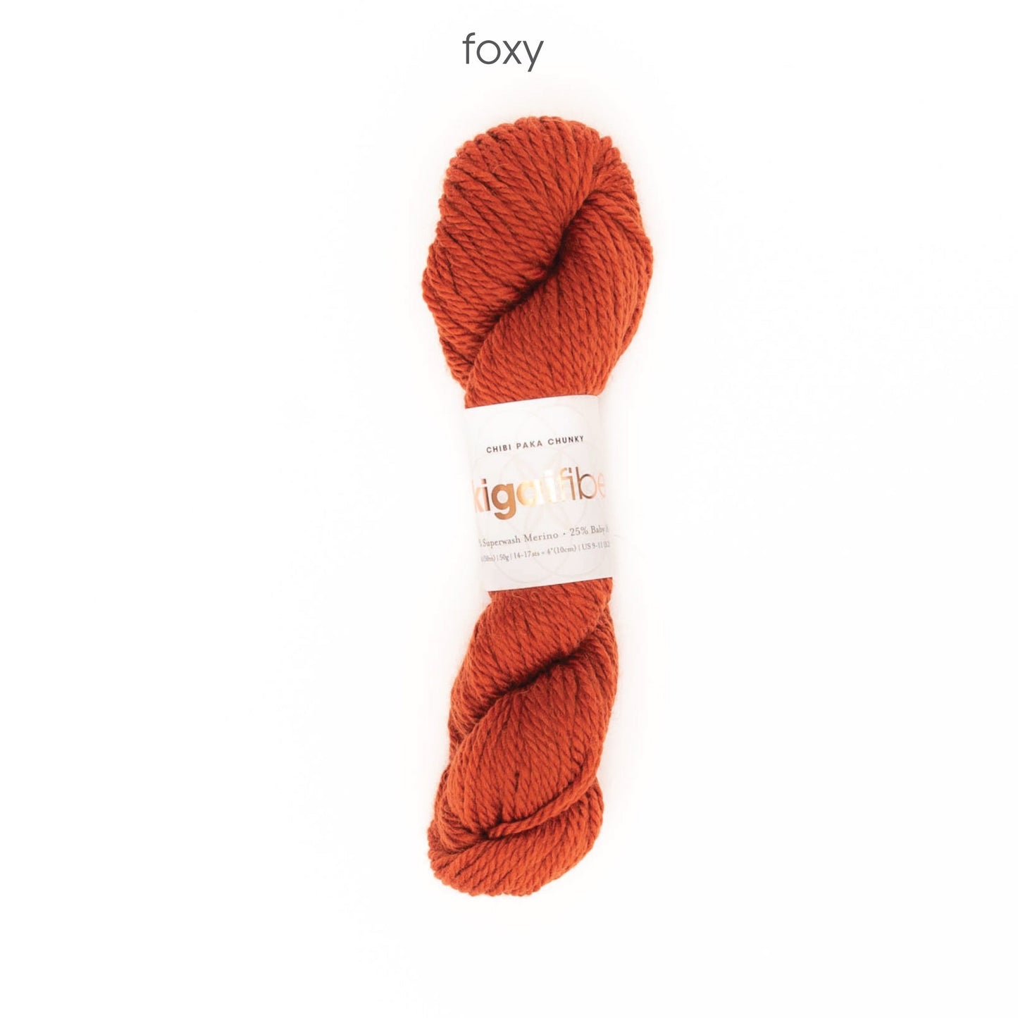 Ikigai Fiber-Chibi Paka Chunky - Skein-yarn-Foxy-gather here online