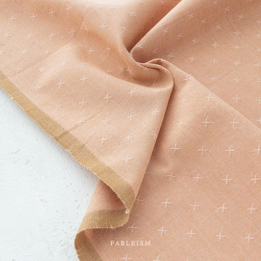 Fableism Supply Co-REMNANT: Sprout Woven, Pink Sand 30% OFF 1.22 YDS-fabric remnant-gather here online