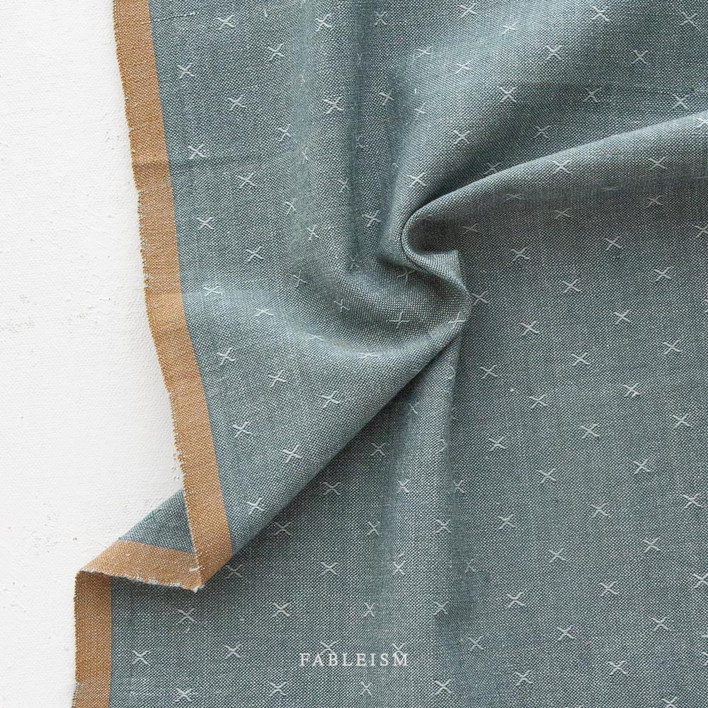 Fableism Supply Co-REMNANT: Sprout Woven, Storm 30% OFF 1.22 YDS-fabric remnant-gather here online