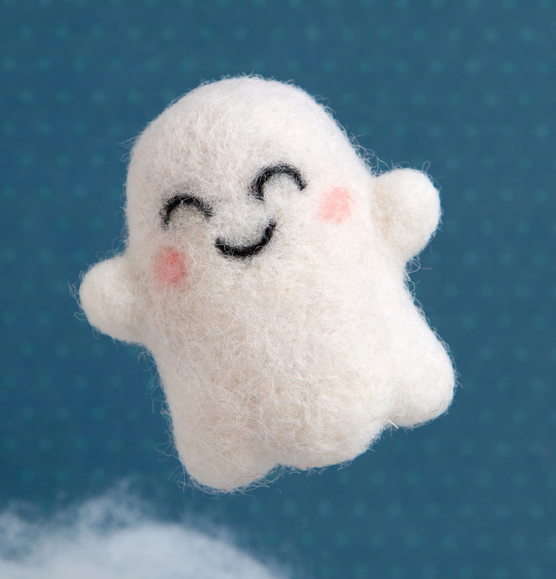gather here classes-Needle Felt Ghost-class-gather here online