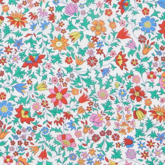 Liberty of London-Tana Lawn - Godinton Park Multi Bright-fabric-gather here online
