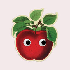 Stay Home Club-Googly Apple Sticker-accessory-gather here online
