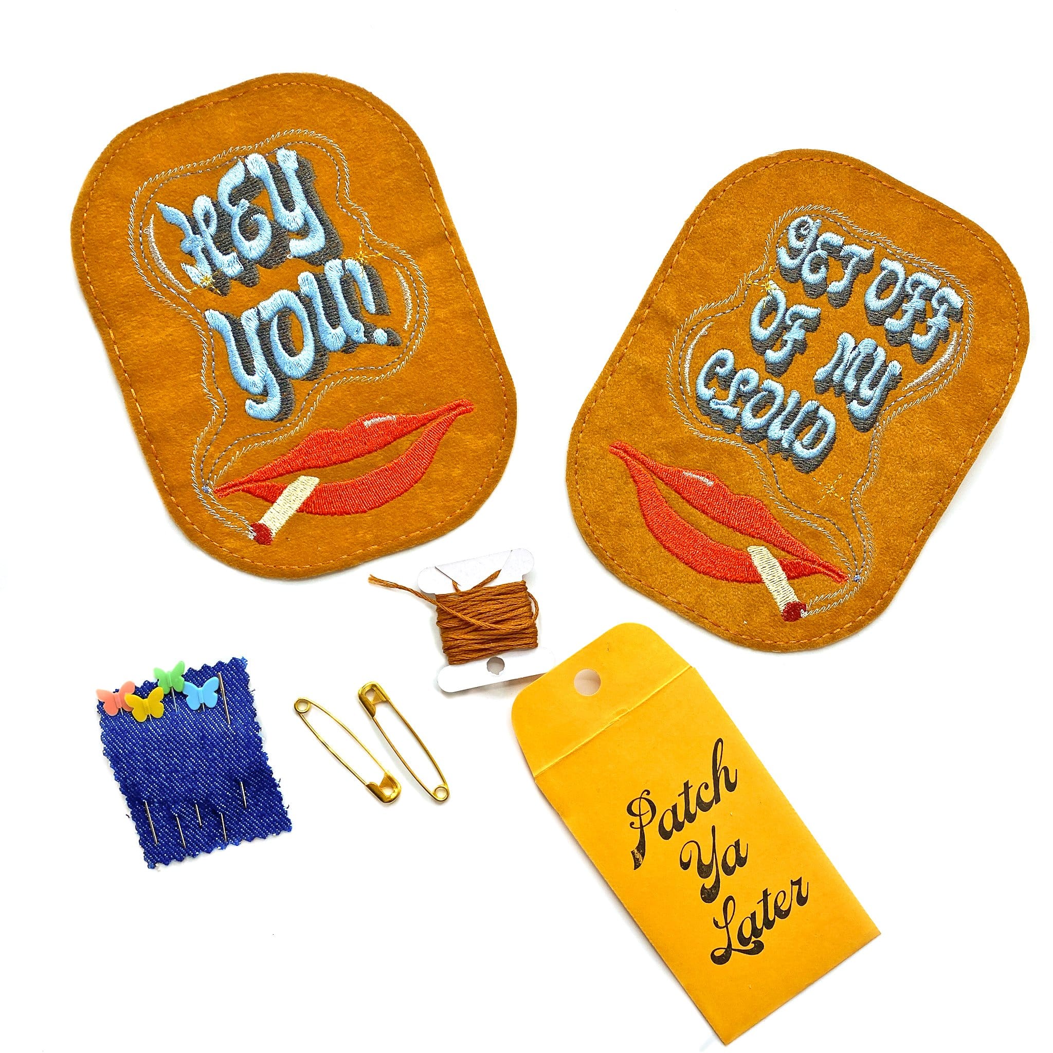 Patch Ya Later-Hey You Elbow Patch Set-accessory-gather here online