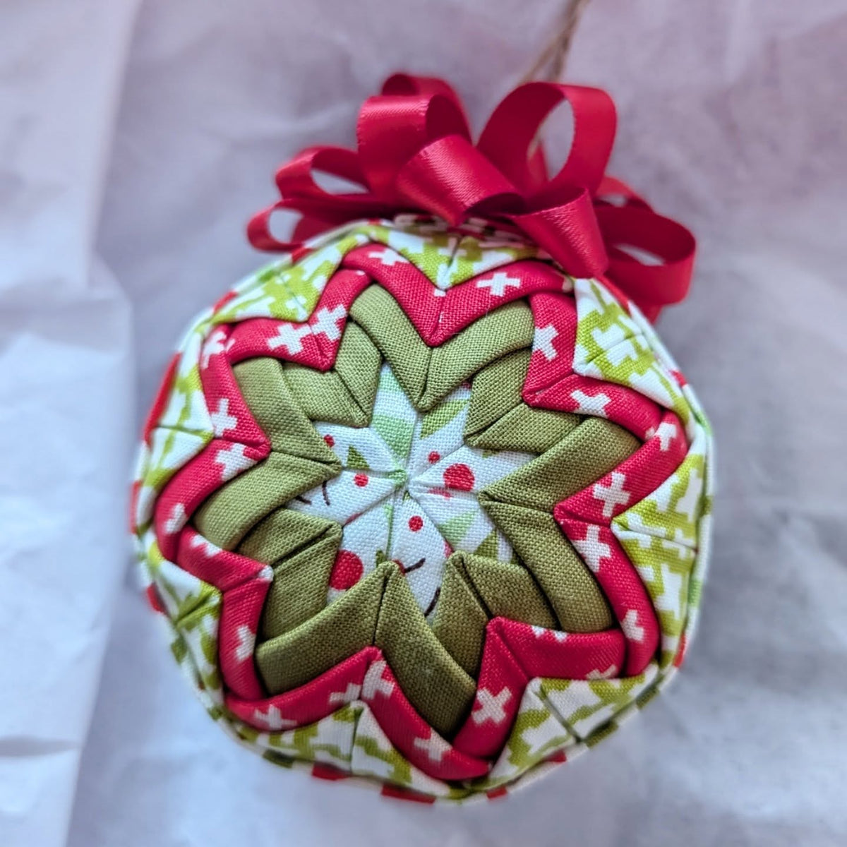 gather here classes-Quilted Fabric Ornament-class-gather here online